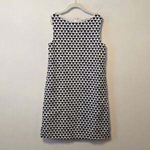 J.Crew Crewcuts Heart Print Cotton Dress sz 10